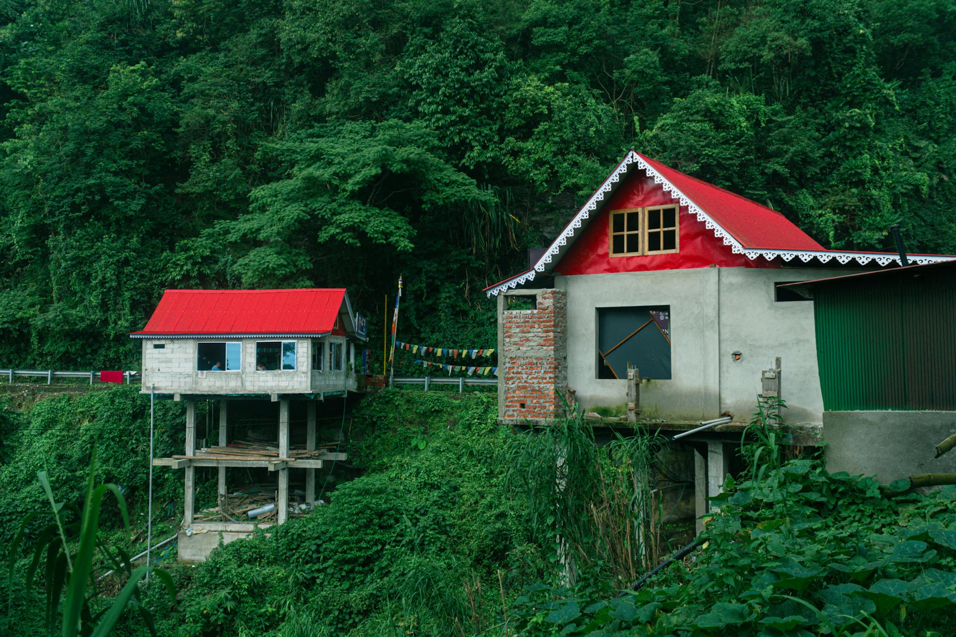 Doi Mae Salong Stilt Houses in the North of Thailand